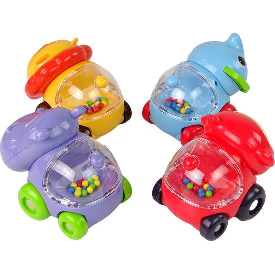 Sada autíček ve tvaru zvířat s kuličkami
