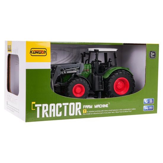 Dětský traktor s přední radlicí v měřítku 1:24