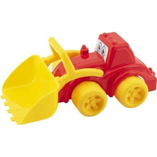 Stavební stroj - bagr/nakladač - mix 3 barvy