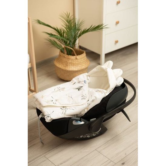 Dětská zavinovačka do autosedačky XL Sensillo Velvet - olivy