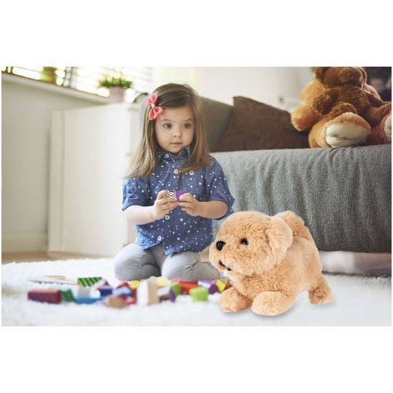 Plyšový pejsek na baterie Golden Retriver