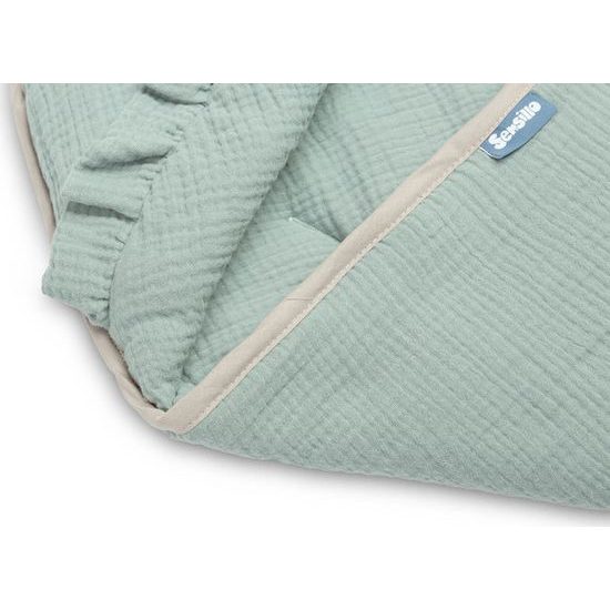 Mušelínová zavinovačka do autosedačky - Khaki