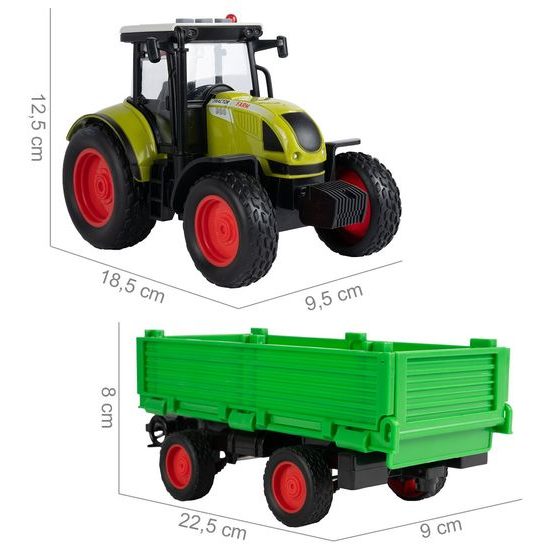 Dětský interaktivní traktor na setrvačník Farm Land