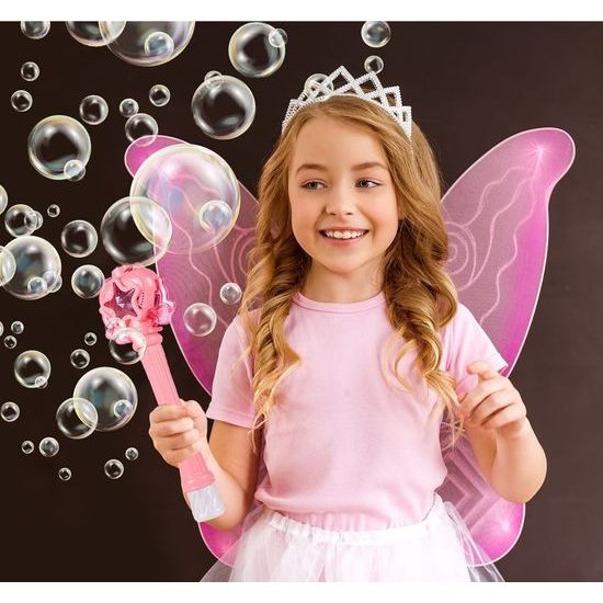 Dětský bublifuk na baterie Magická hůlka