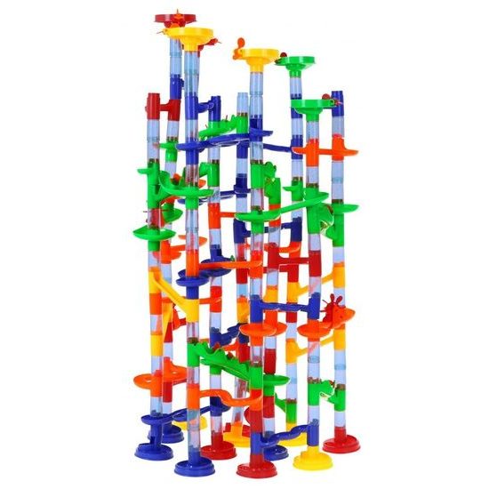 Majlo Toys dětská kuličková dráha 219 dílků Marble Race