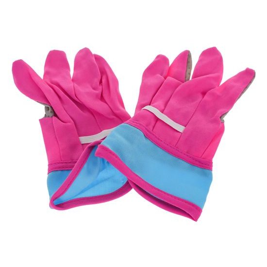 Sestava pro děti Malý zahradník s taškou a rukavicemi - růžová