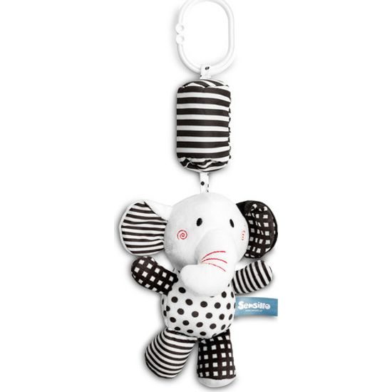 Závěsná hračka BLACK&WHITE sloník