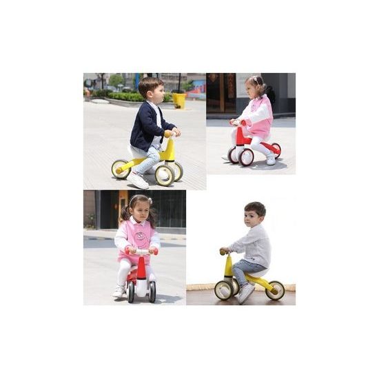 Ecotoys dětské odrážedlo Žirafa žluté