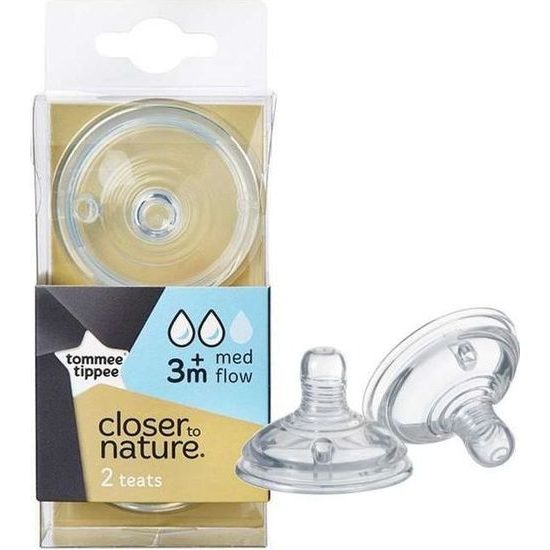 Tommee Tippee Náhradní savičky C2N střední průtok 3+