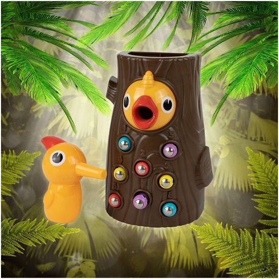 Magnetická hra pro děti Datel a červíci