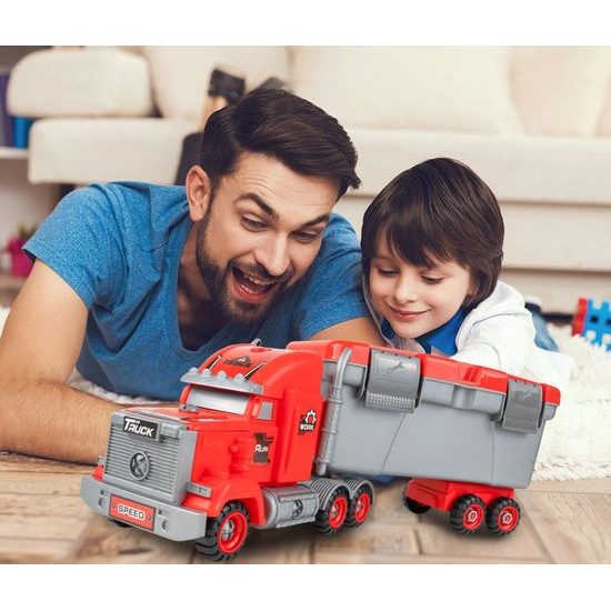 Šroubovací autíčko s kufříkem a 3 autíčky Fire Control