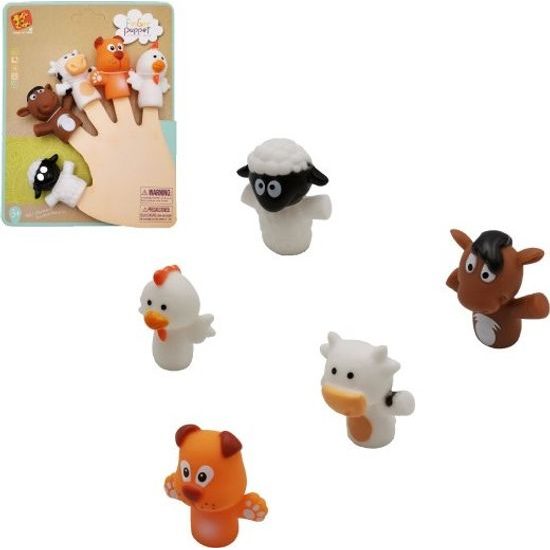 Prstový Maňásek zvířátko - domácí farma