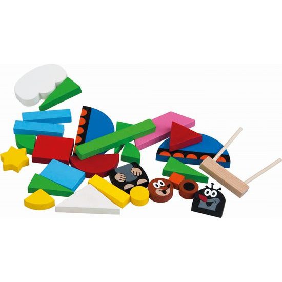 Magnetické dílky Krtek na cestách 31ks