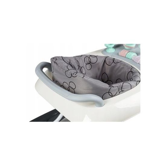 Ecotoys dětské chodítko s hračkami černo-bílé