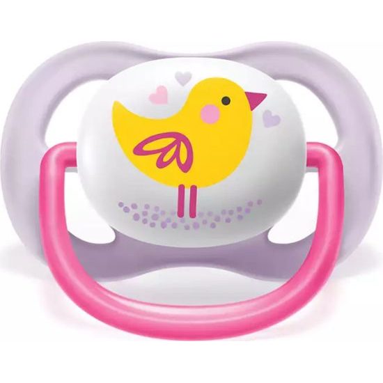 AVENT Šidítko Ultra air Zvířátko 0-6m.dívka 2ks