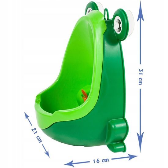 Dětský pisoár Žabka zelená II