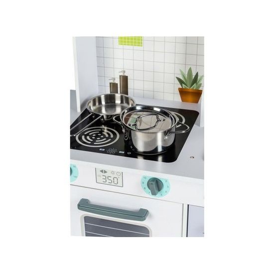 Ecotoys velká dřevěná kuchyňka s příslušenstvím