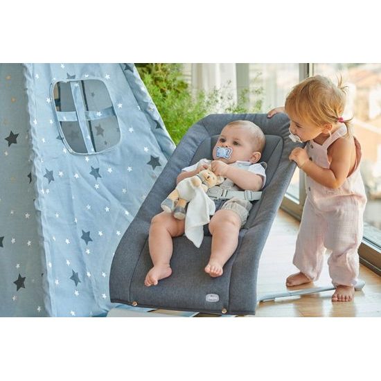 Silikonový dudlík Physio Light 2m, 2ks modrý