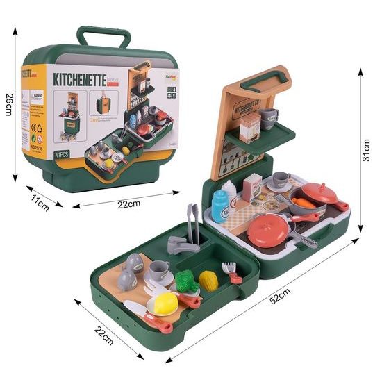 Dětská mini kuchyňka v kufříku Child Kitchenette