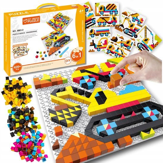 Doris kreativní ukládačka Brick Puzzle 420 dílků