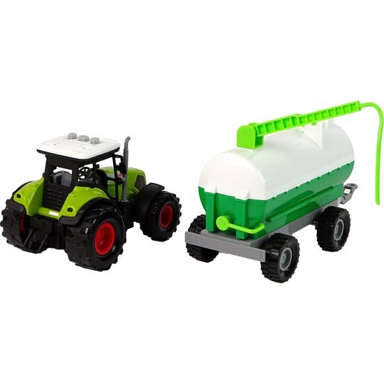 Traktor pro děti s cisternou Tank Car Farm