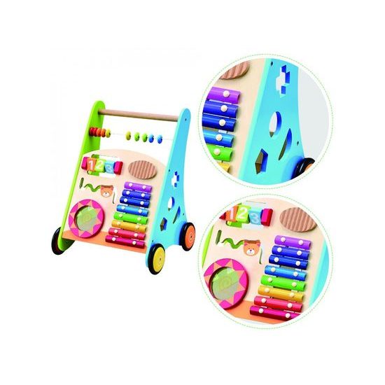 Ecotoys dřevěné edukační chodítko Abacus