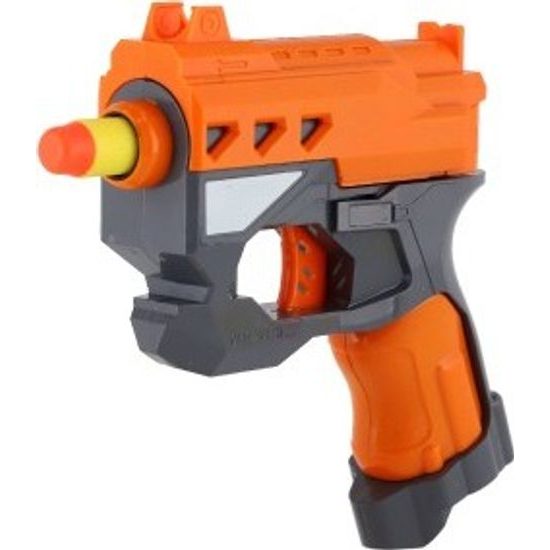 Pistole na pěnové + 3ks nábojů - mix 2 barvy