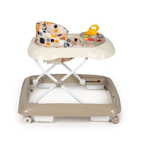 Ecotoys dětské vzdělávací chodítko hnědé