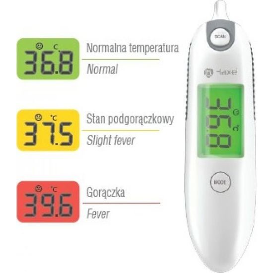 Ušní a čelní teploměr Haxe KFT-22M