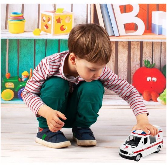 Sanitka se světly a zvuky City Rescue 1:16