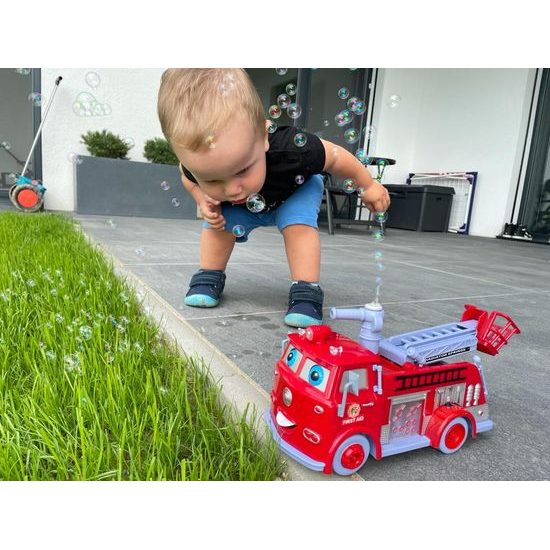 Majlo Toys hasičské auto s bublifukom a melódiami Bubble Pumper