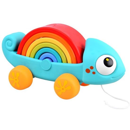 Huile Toys edukační hračka pro nejmenší Rainbow Chameleon