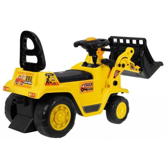 Odrážedlo Nakladač s vodící tyčí 2v1 s helmou