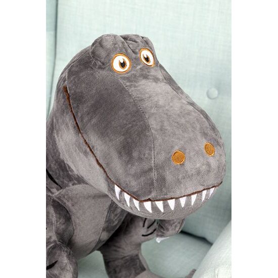 Plyšový dinosaurus Dino 100 cm šedý