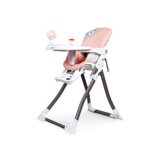SMONTOVÁNO Ecotoys jídelní židlička 2v1 Myška růžová