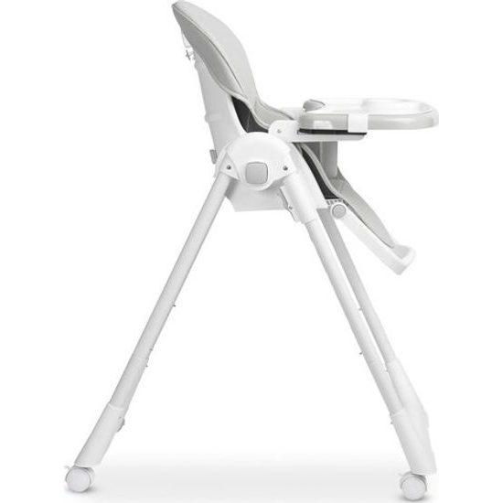 Dětská jídelní židlička Megalo light grey