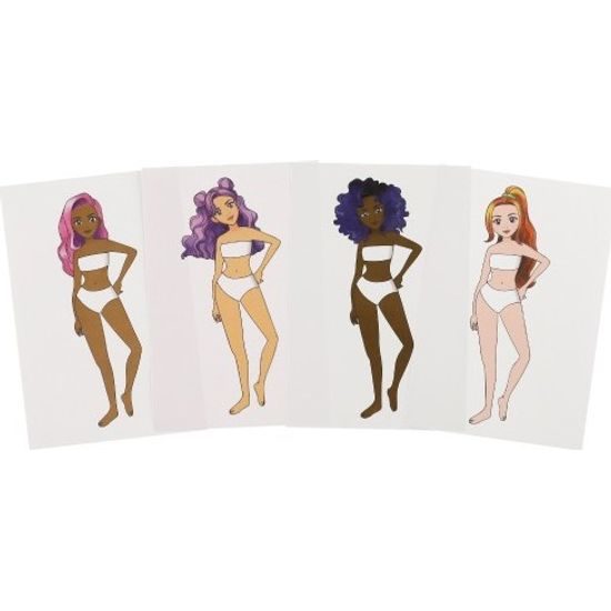 Kreativní sada - módní návrhářka kouzlení fóliovými obrázky