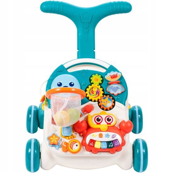 Haunger chodítko 2v1 s hracím stolečkem Active Table modré