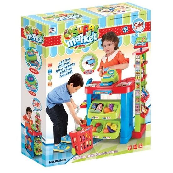 Dětský obchůdek s příslušenstvím 40 součástí Food Market