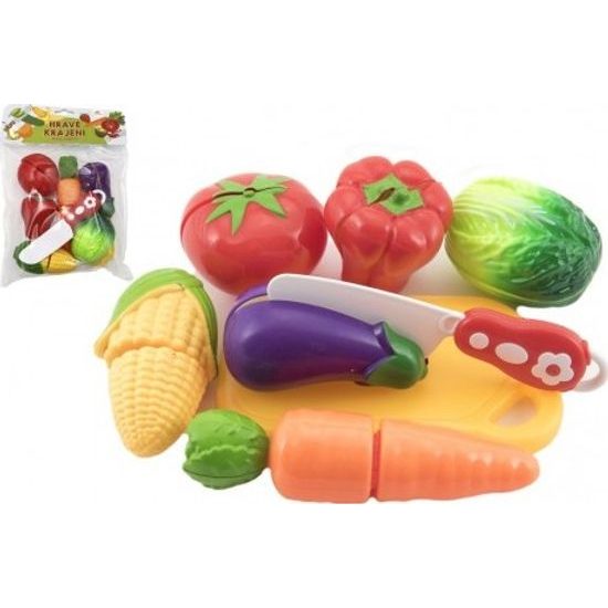 Zelenina krájecí s prkénkem s nožem