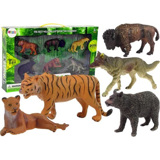 Sada afrických lesních zvířátek