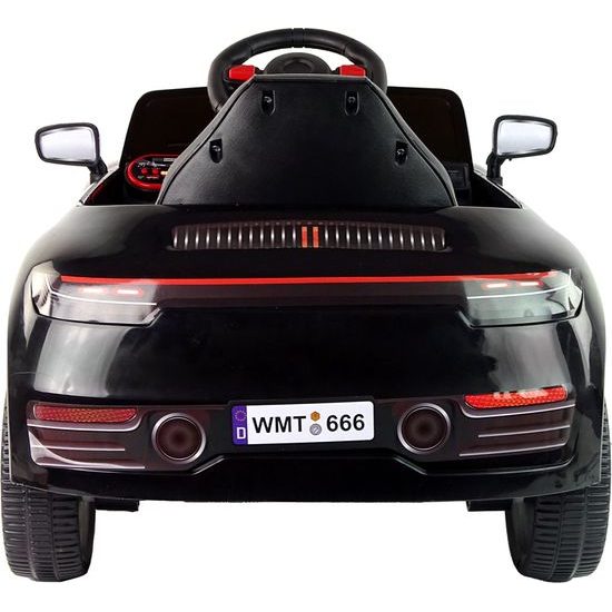 Dětské elektrické autíčko Cabrio - černé