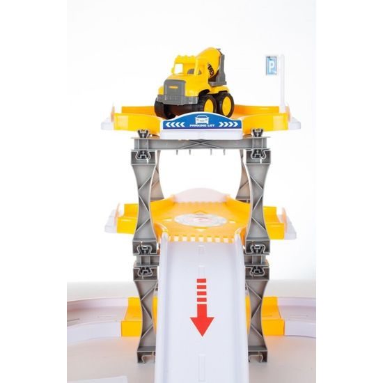 Parkovací dráha se 4 stavebními stroji Big Size Lot