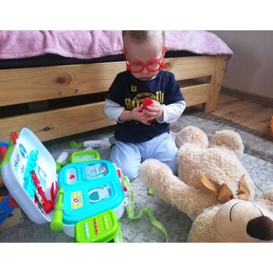 Dětský lékařský kufřík s příslušenstvím 2v1 Little Doctor