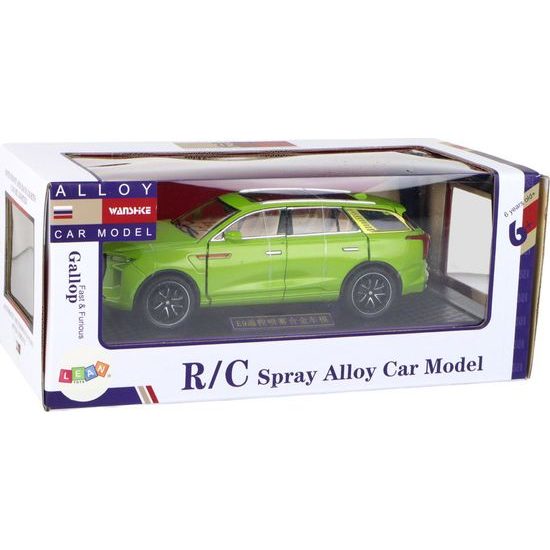 Hliníkový model RC auta 1:24 C, zelená