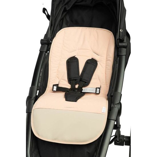 Oboustranná podložka do kočárku Sensillo Velvet - pivoňky