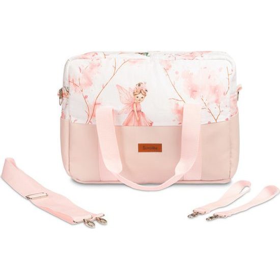 Taška na kočárek Víly růžová