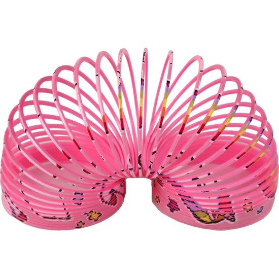 Dětská pružina světle růžová s jednorožcem