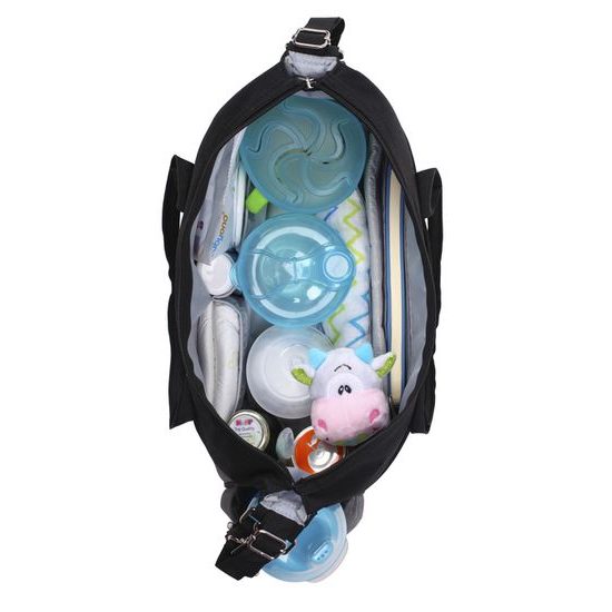 BabyOno taška BASIC SO CITY černá