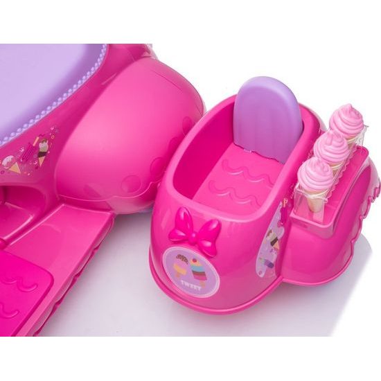 Dětská tříkolka zmrzlinářství JT5258 růžová